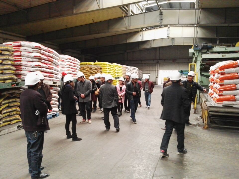 怀远部分复合肥直供网点商来公司参观 怀远部分复合肥直供网点商来公司参观